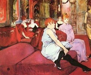 Salon in the Rue des Moulins
